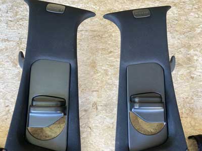 Mercedes B Pillar Trim Set (Left and Right 4 Parts) 2216901125 W221 07-13 S550 S Class4